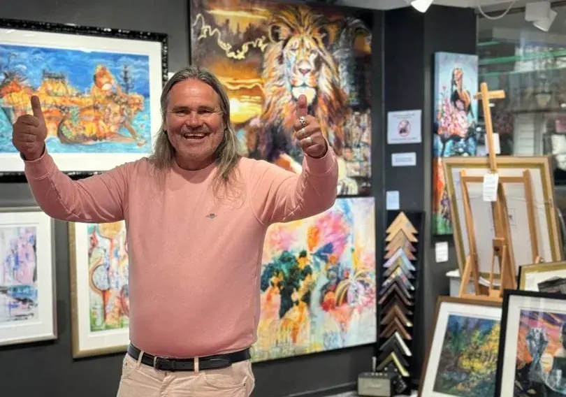 bilde av Roger i galleriet