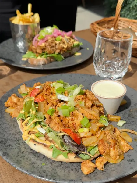 Middagsretter på fat