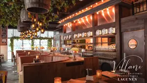 Villani butikkbilde som viser sitteplasser