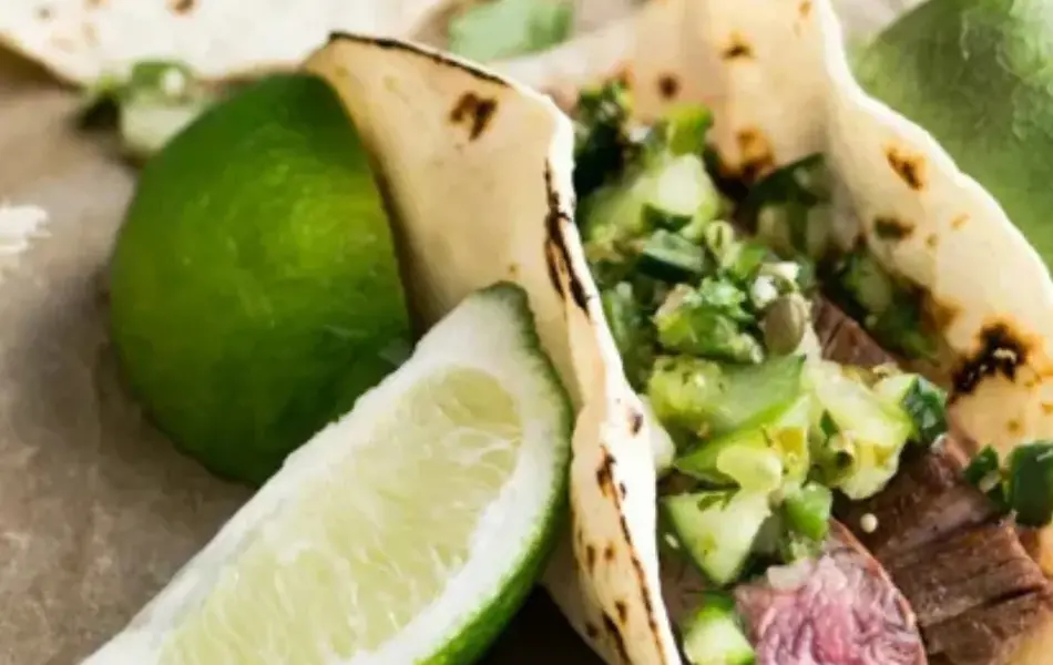 Tacolefser med fyll og lime