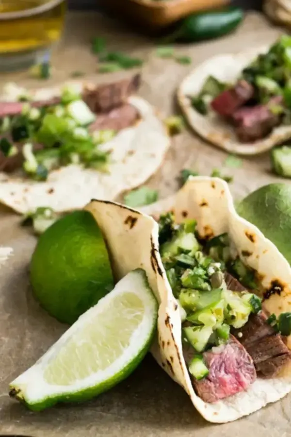 Tacolefser med fyll og lime