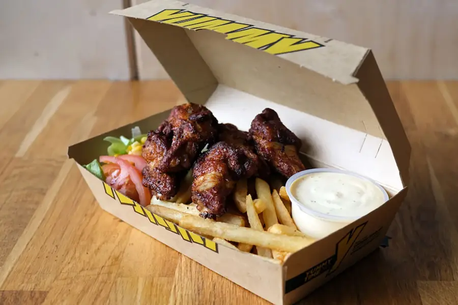 Yummy Time mat i en takeawayboks