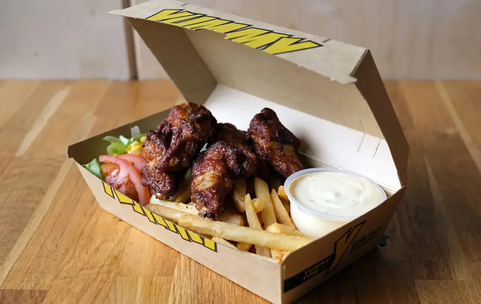 Yummy Time mat i en takeawayboks