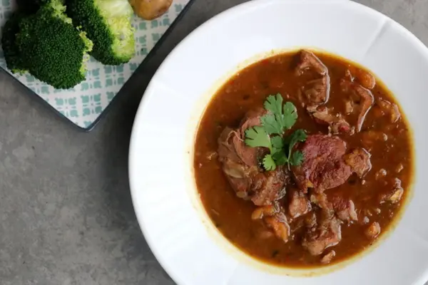 Nærbilde av lammegryte