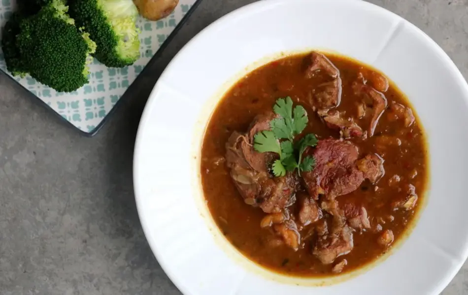 Nærbilde av lammegryte