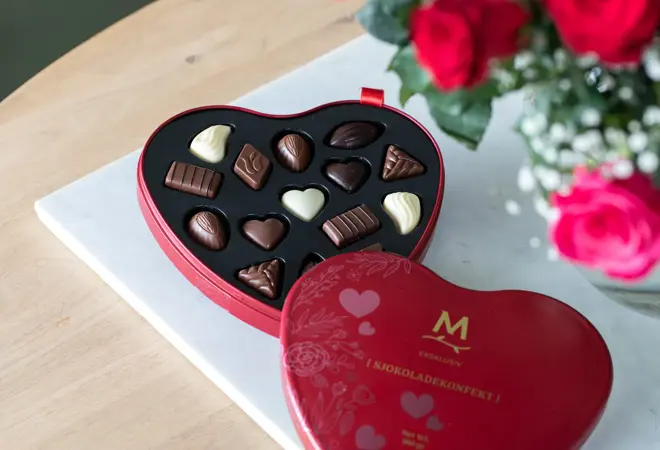 Mester Grønn_Konfekteske hjerte_medlemstilbud kr 195