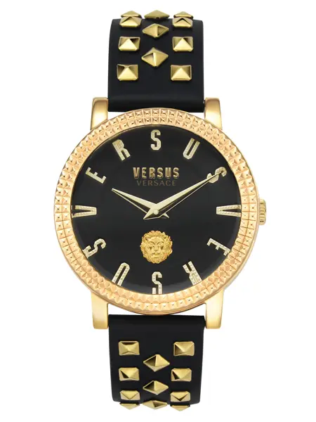 Svart og gull Versace-klokke til henne