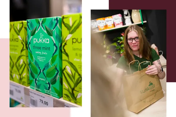 te og ansatt på Sunkost