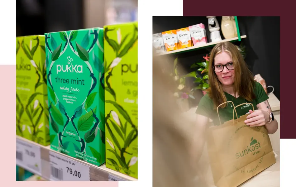 te og ansatt på Sunkost