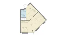 Plantegning leilighet i Diagonale