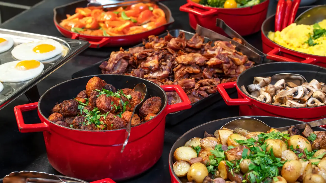 Buffet, varmmat