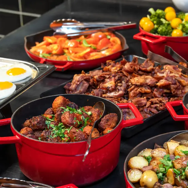 Buffet, varmmat