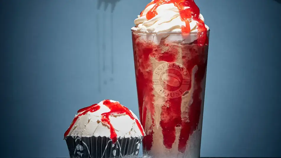 Frappucino og muffins fra Espresso House