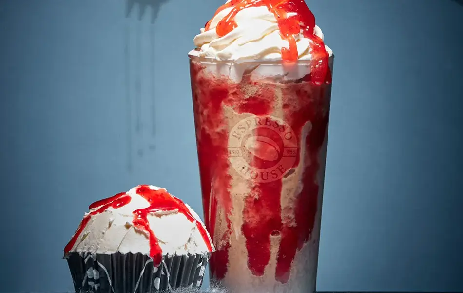 Frappucino og muffins fra Espresso House