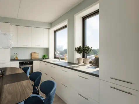 Illustrasjon av Skårerløkka i Lørenskog.