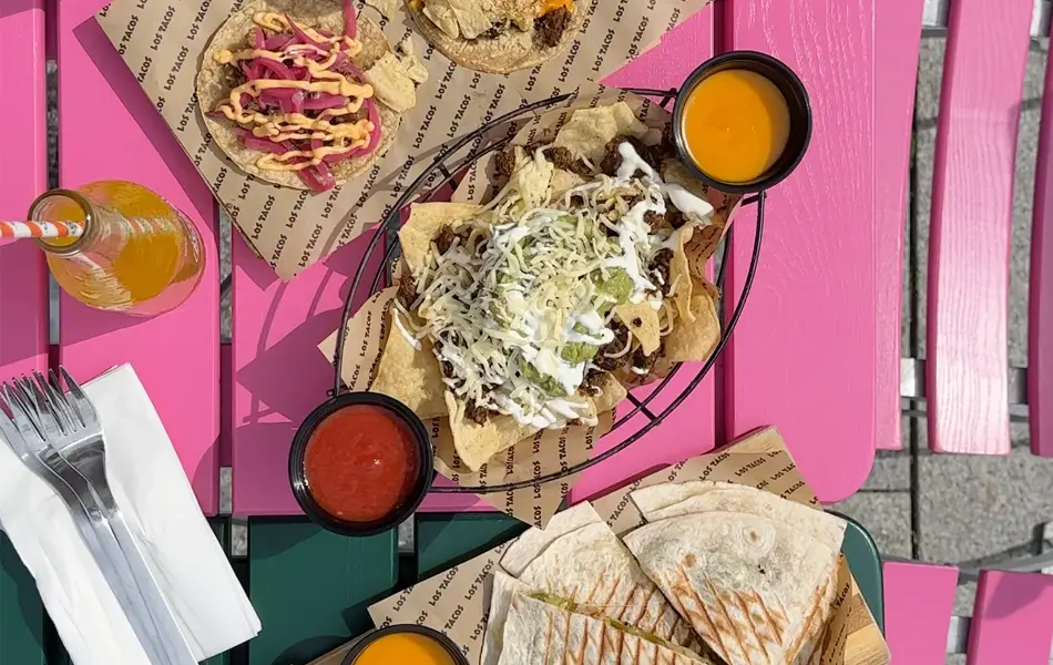 Meksikanske retter på et bord