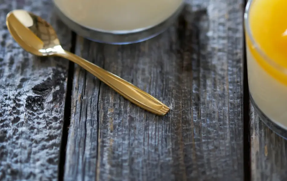 Pannacotta med appelsinsaus