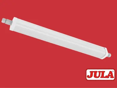 Hvit LED-armatur for vegg eller tak