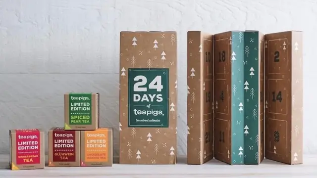 teapigs julekalender hos jordbærpikene