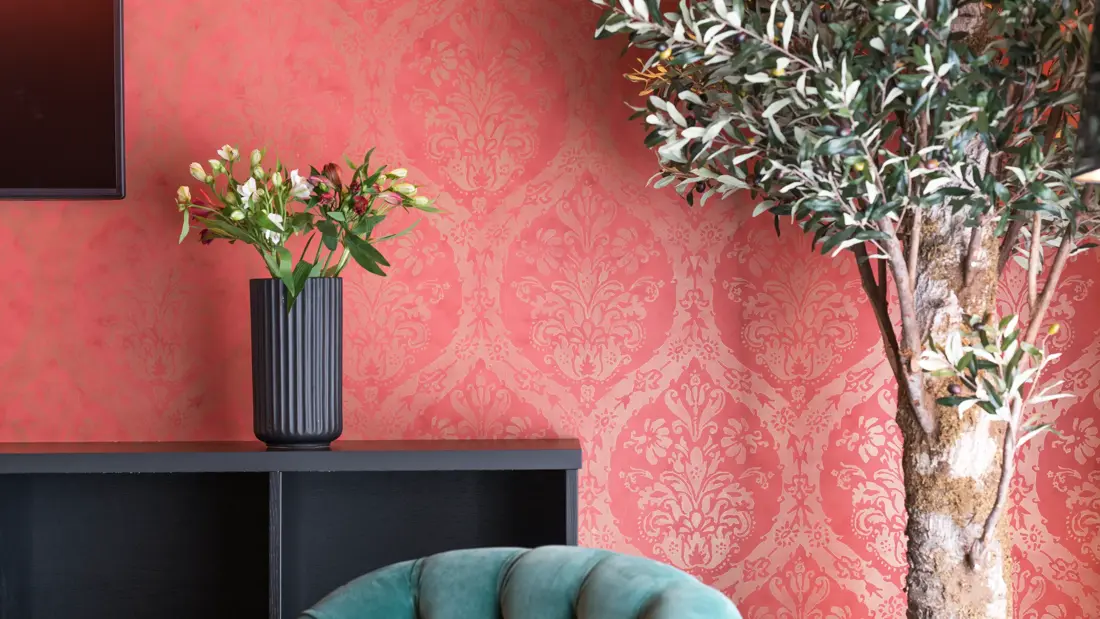 Stol i lobby på Thon Hotel Orion i Bergen Sentrum