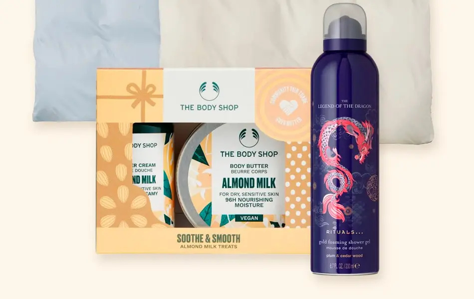 Kollasj med julegavetips til mor