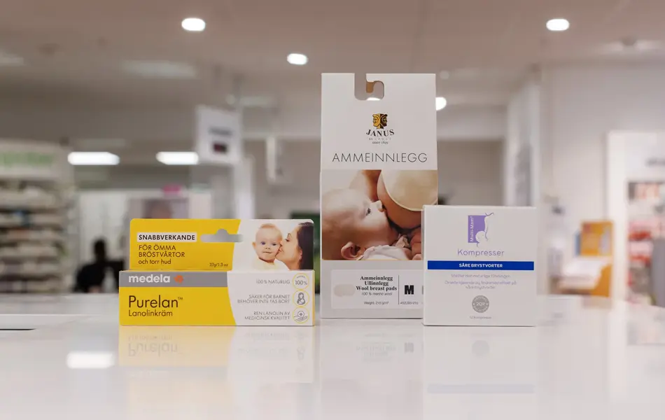 Produkter til amming