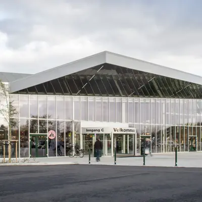 Kvadrat storsenter fasade