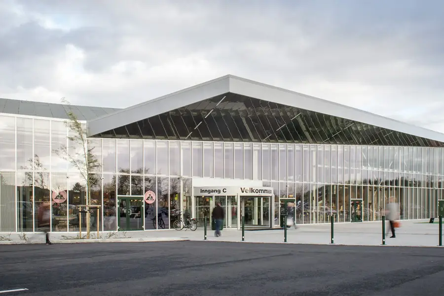 Kvadrat storsenter fasade