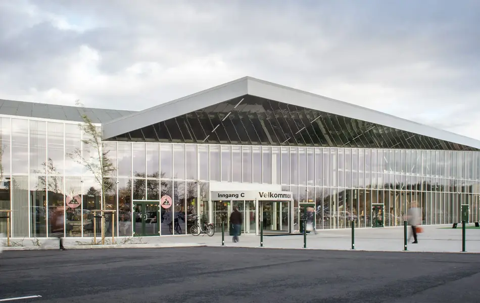 Kvadrat storsenter fasade