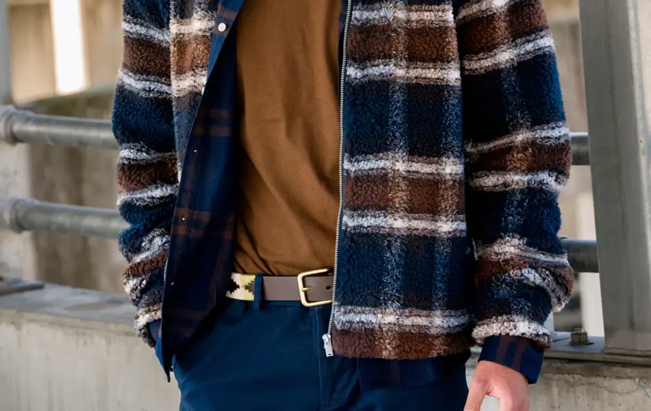 Mann viser høstmote