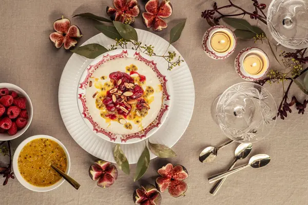 Tallerken med riskrem