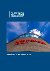 Forsidebilde av OTE rapport for 1. kvartal 2025