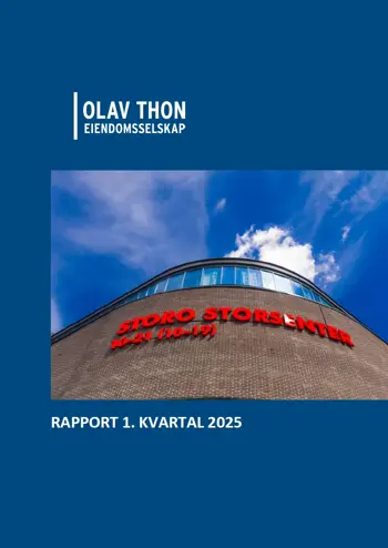 Forsidebilde av OTE rapport for 1. kvartal 2025