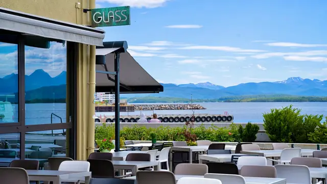 Glass restaurant uteservering 