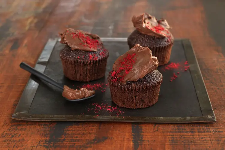 Hjemmelagde sjokolademuffins er alltid en god idé! Bilde fra Matprat.no