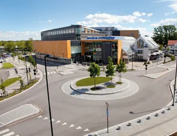 Jessheim Storsenter fra Trondheimsveien