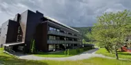 Fasadebilde av boligprosjektet Hallingtunet på Flå.