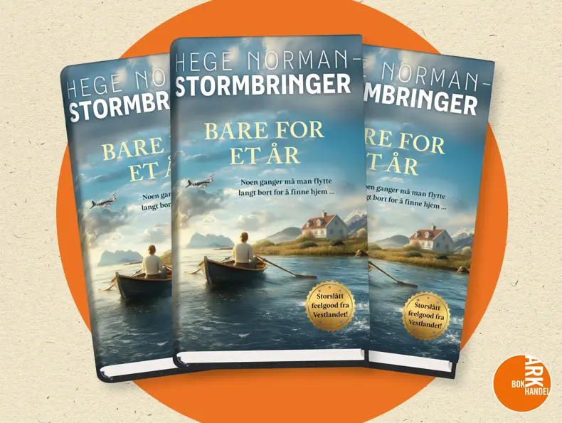 Tre eksemplarer av boken Bare for et år av Hege Norman-Stormbringer.