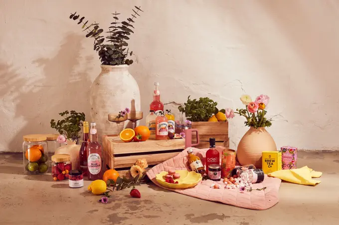 Bilde av frukt og diverse lemonader 