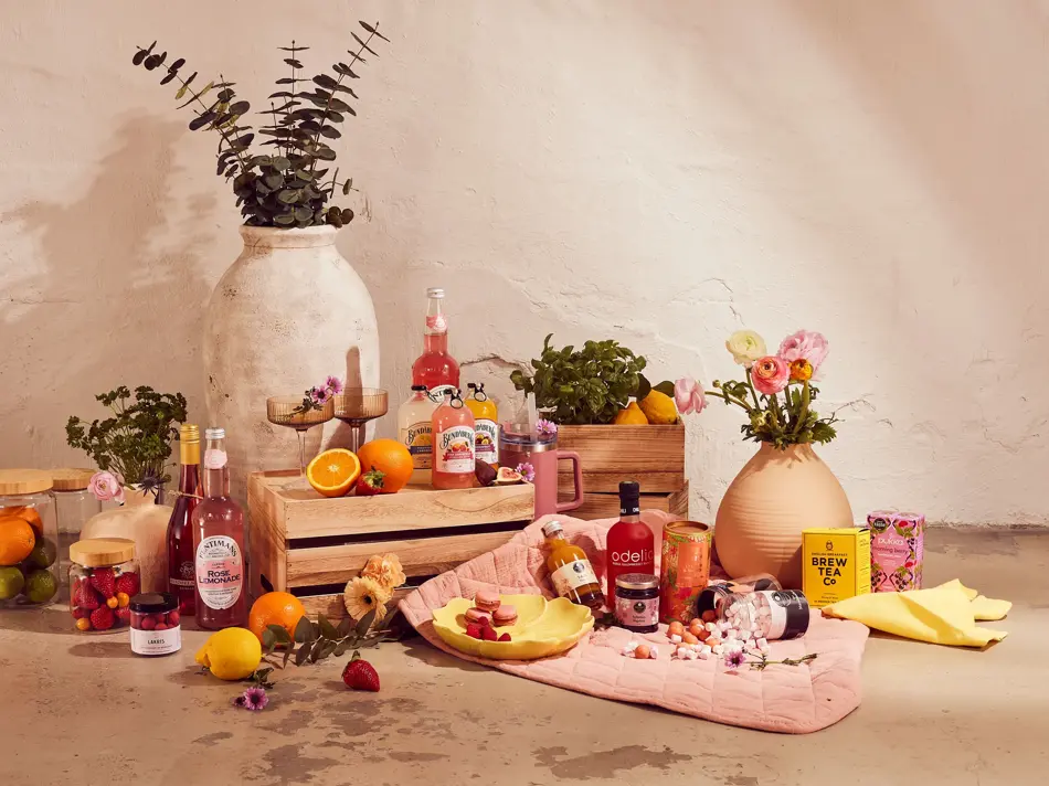 Bilde av frukt og diverse lemonader 