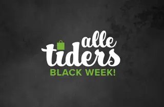 Teksten Alle tiders Black Week på svart bakgrunn