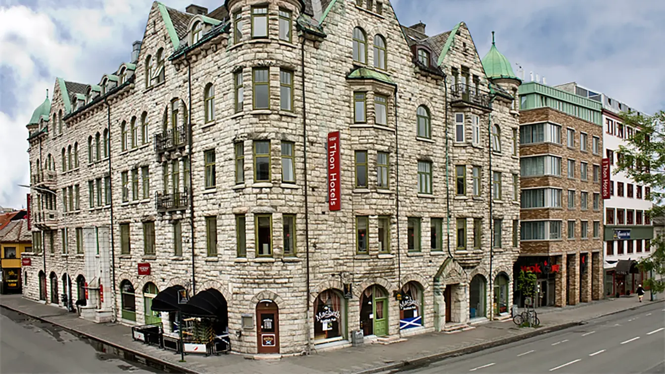 Fasade på Thon Hotel Nidaros i Trondheim