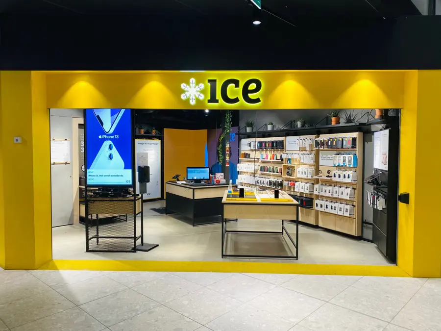 fasadebilde av Ice butikk