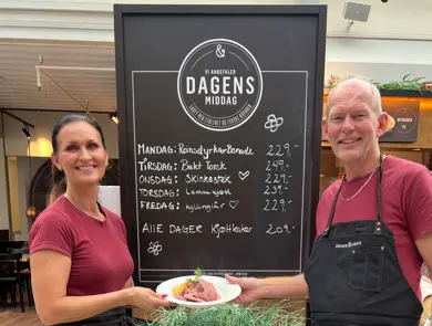 Kjøp middag hos Kjøkken og Kaffe