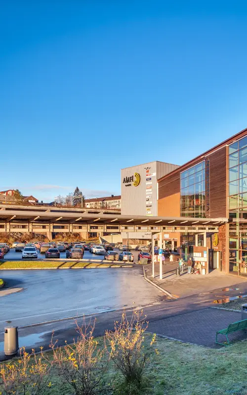 Fasade på AMFI Narvik