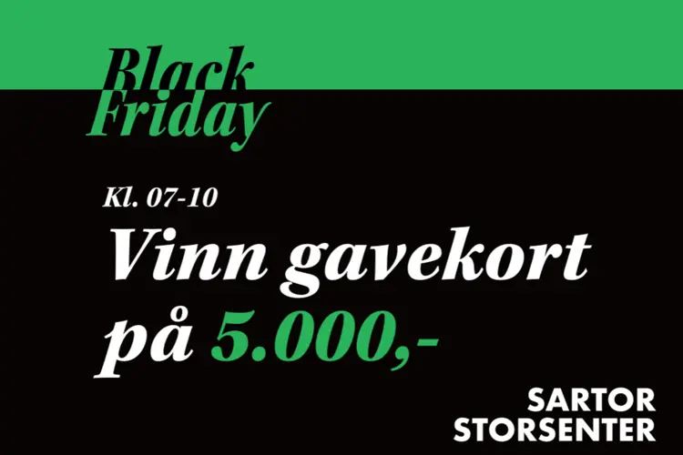 Black Friday - vinn gavekort