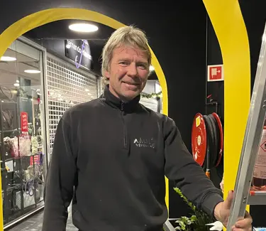 Arild Riksvold, driftsleder ved Thon AMFI Verdal