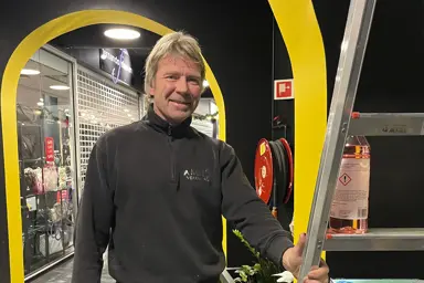 Arild Riksvold, driftsleder ved Thon AMFI Verdal