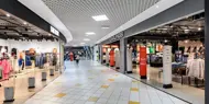 AMFI Narvik Storsenter fellesareal, i gangen mellom butikker