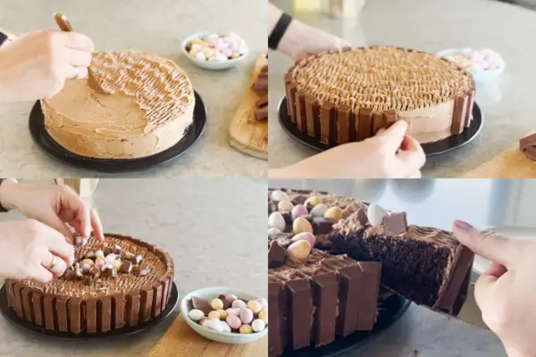 fremgangsmåte på kvikklunsjkake